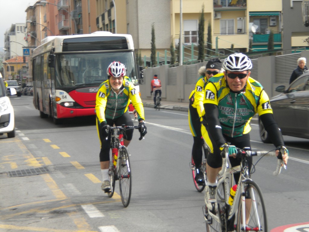 il km 0 posto a 77 km dall'arrivo